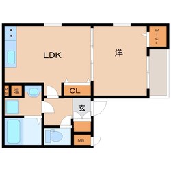 ゼニス北城内の物件間取画像